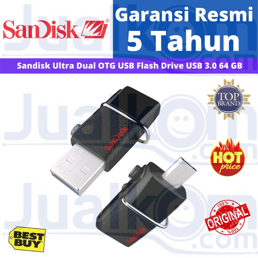 UFD Sandisk Ultra Dual USB Drive 3.0 64GB up to 150Mbps