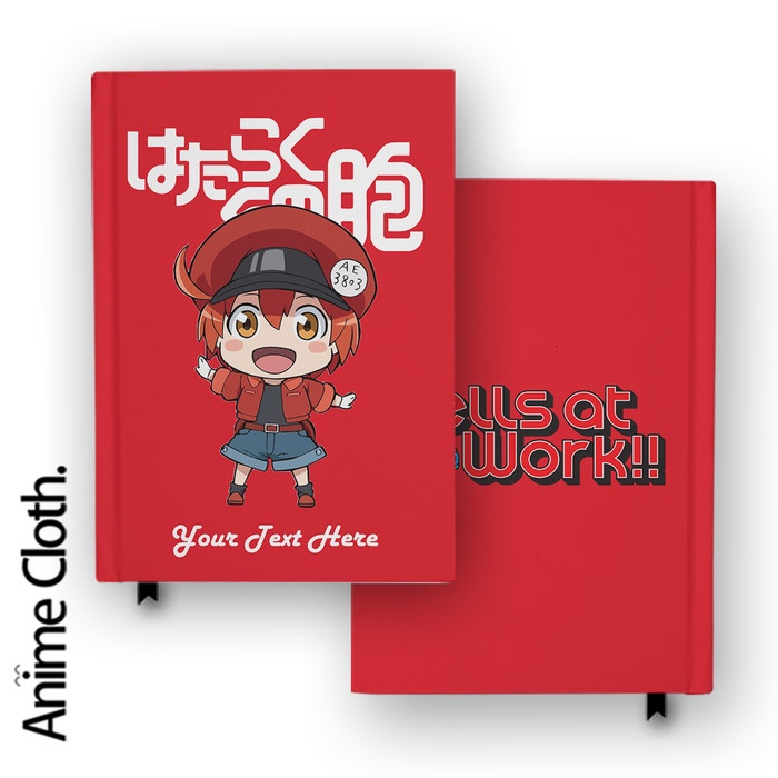 

Buku Catatan Notebook Cells At Work Red Cell 1 Custom Diary Hardcover