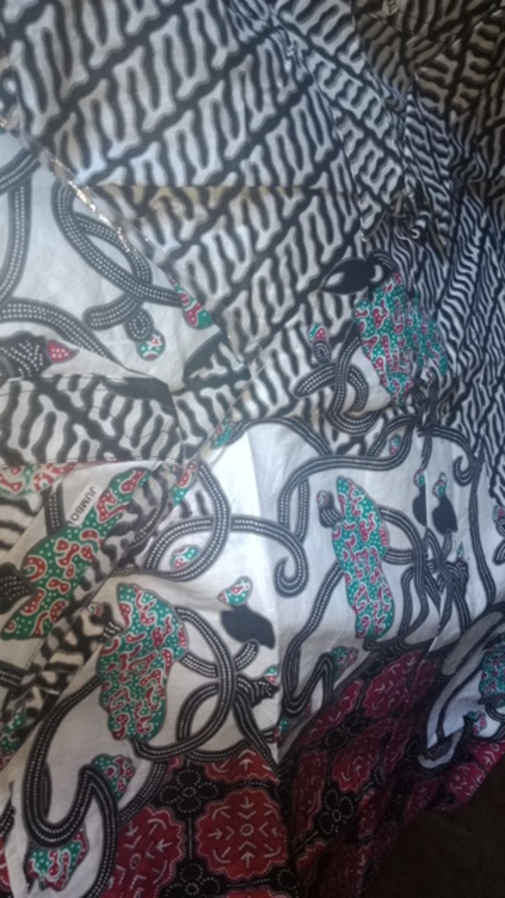 Batik Couple Keluarga Sania Ruffle Ori Ndoro Jowi Dnt Batik Pekalongan