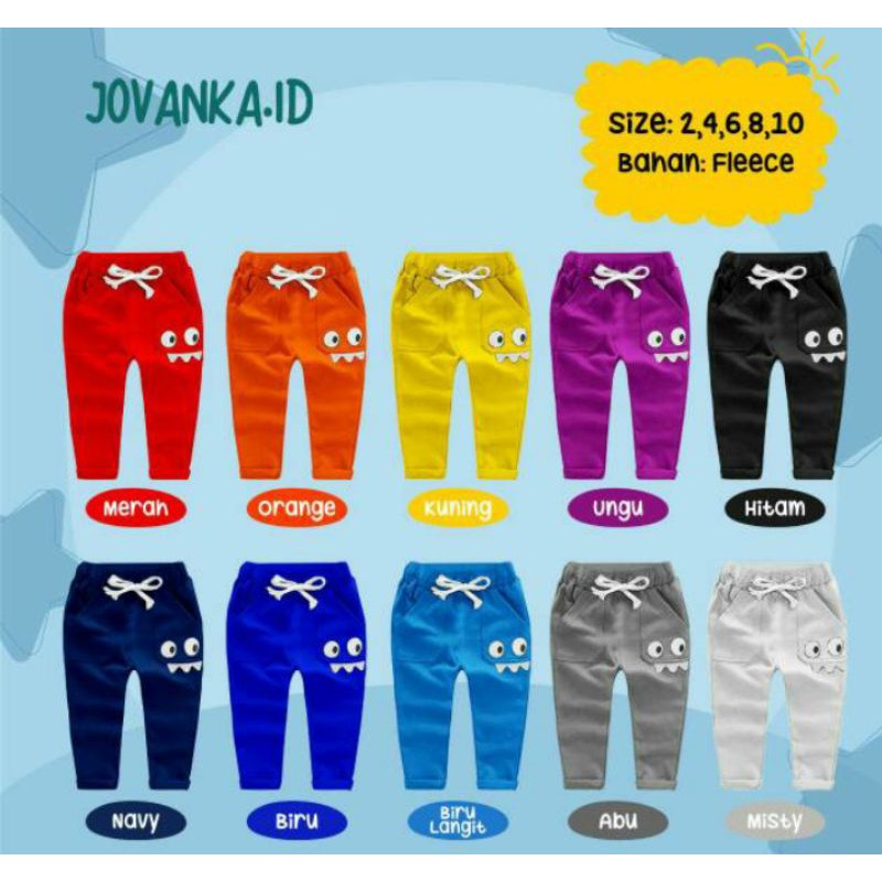 SALE  JOGGER JOVANKA / JOGGER ANAK JOVANKA