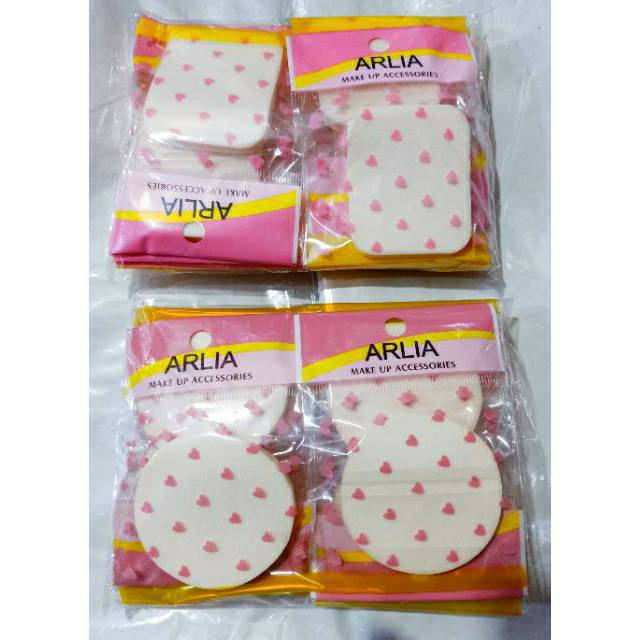 spons bedak make up erlia 12 pcs