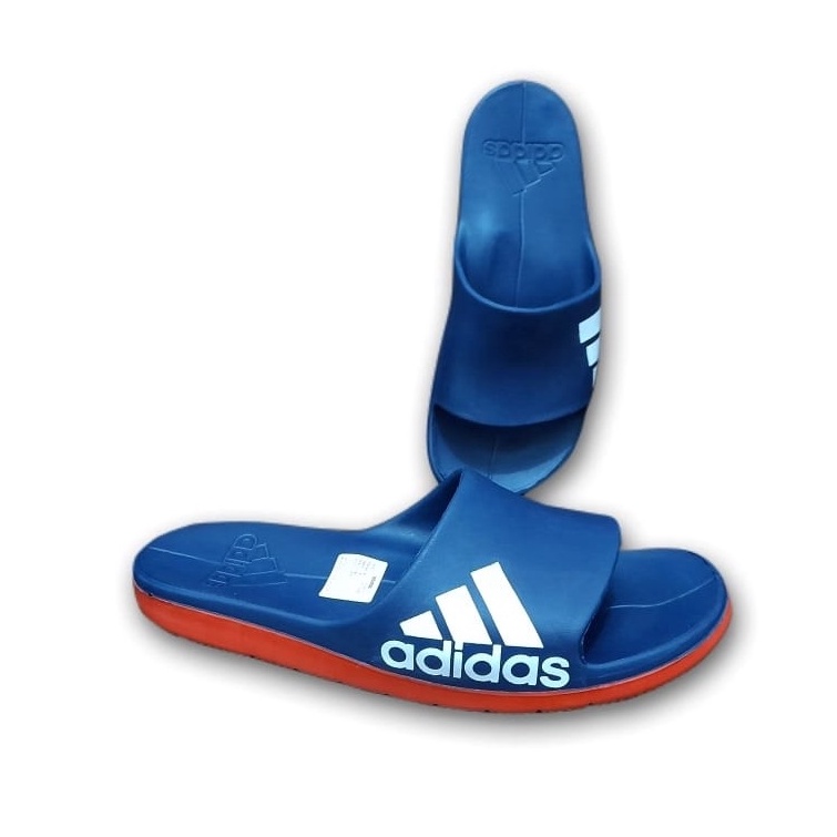 SANDAL SLOP ADIDAS DURAMO / SANDAL SELOP PRIA WANITA-Navy Merah