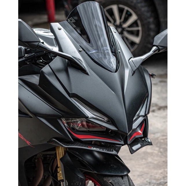 Visor honda CBR250Rr model zerogravity windshield winsil aksesoris modif