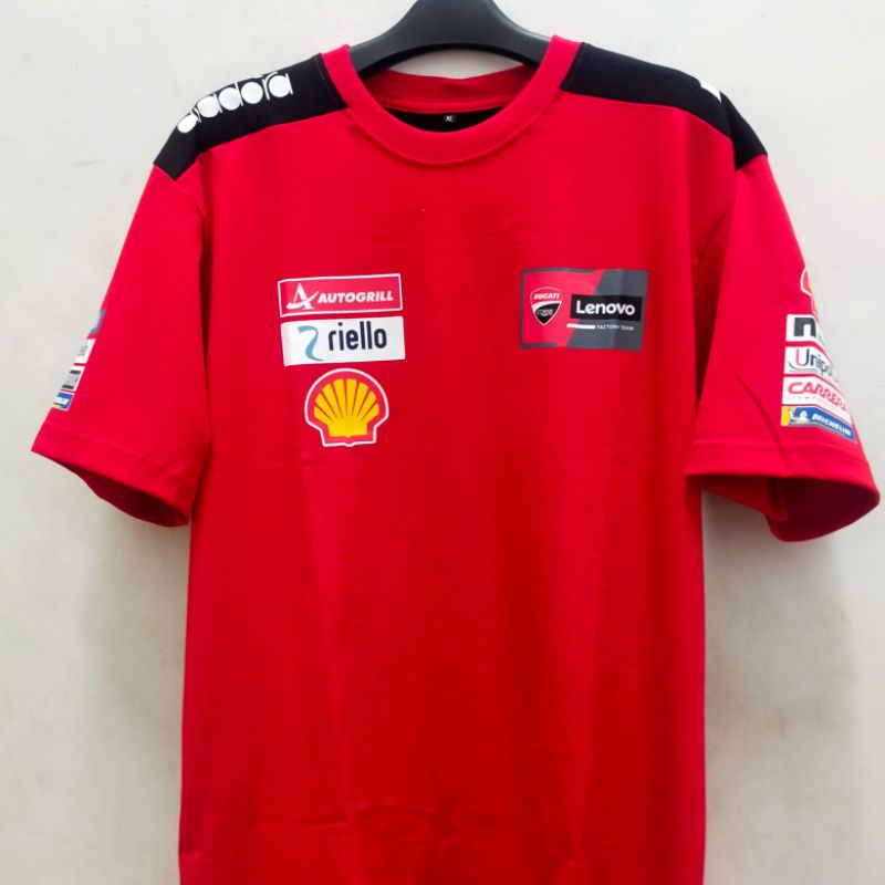 kaos motogp ducati team 2022 terbaru tshirt ducati corse