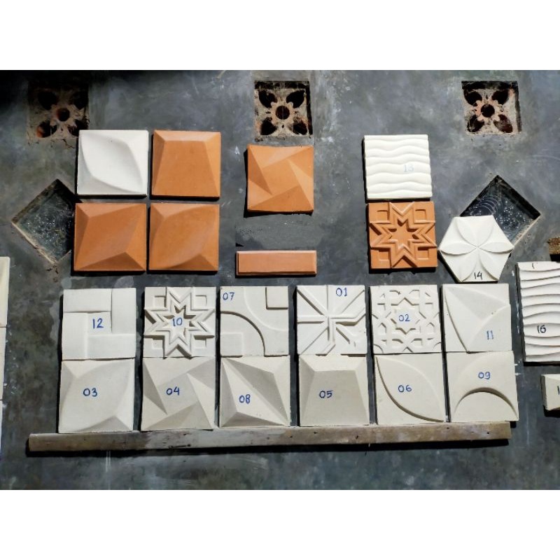 bata tempel, wall panel 3d, roster tempel