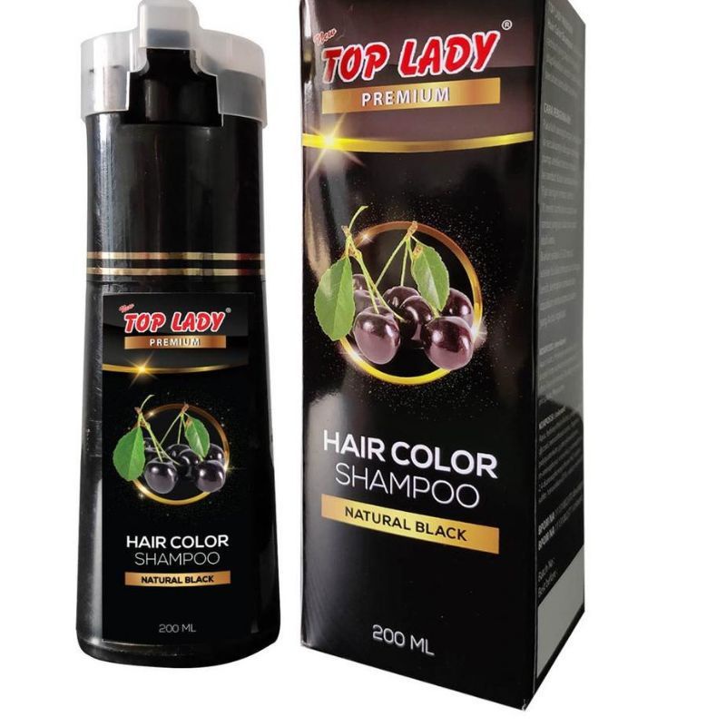 Top Lady Premium Shampoo Hair Color (BPOM)
