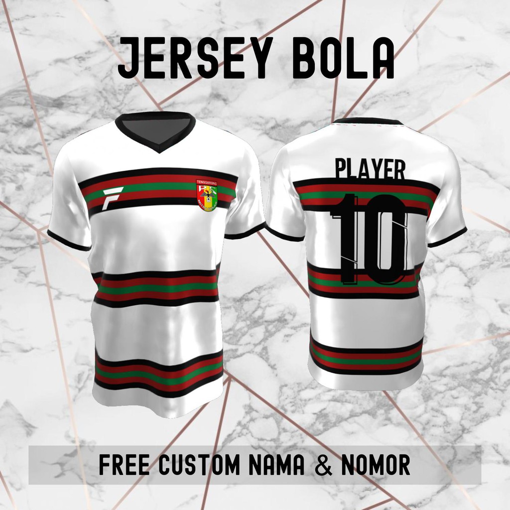 Jersey Mitra Kukar Tenggarong Klub Bola Baju Kaos Custom Nama dan Nomor Punggung - 577