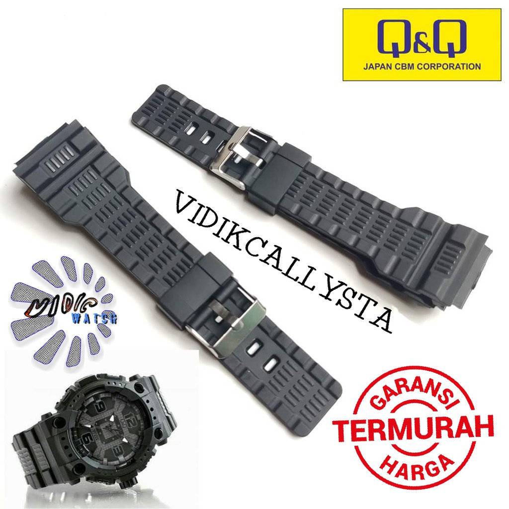 Strap Tali jam Tangan Q&amp;Q GW82 QnQ GW 82 QQ GW82 GW 82J Gw-82j