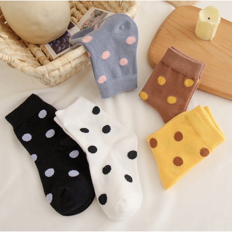 Kaos Kaki Anak Laki Laki Anak Perempuan Unisex POLKADOT / Kids Girl Boy Sock Socks