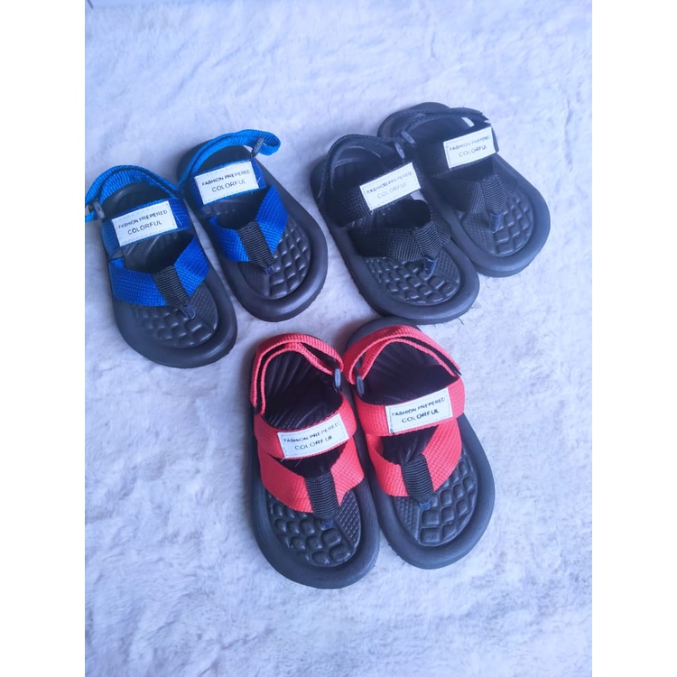 sandal baby gunung motif press