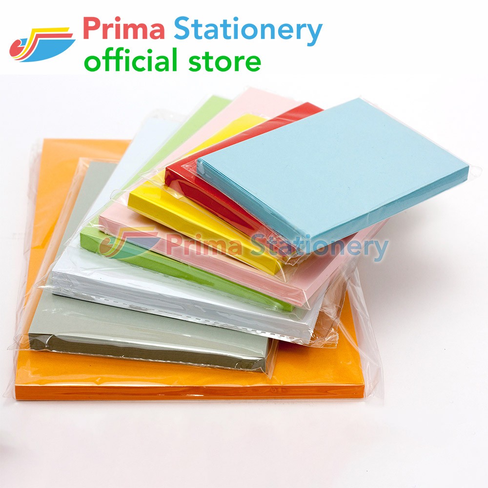 Memo Kertas HVS Warna Warni Cantik Banyak Ukuran