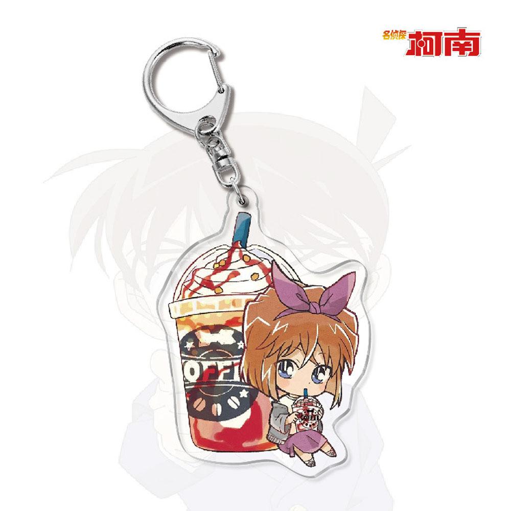 Quinton Conan Gantungan Kunci Liontin Hadiah Miniatur Detektif Conan Scultures Darah Panas Anime Key Ring