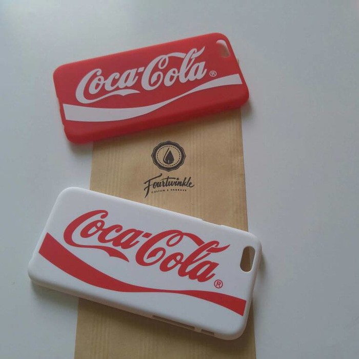 Hard case Coca Cola iphone 6+ 6+s bagus keren
