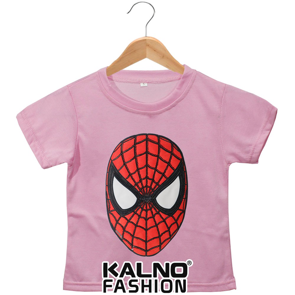 kaos baju anak SPDERMAN MUKA umur 1 - 7 tahun, baju anak super hero, baju anak karakter