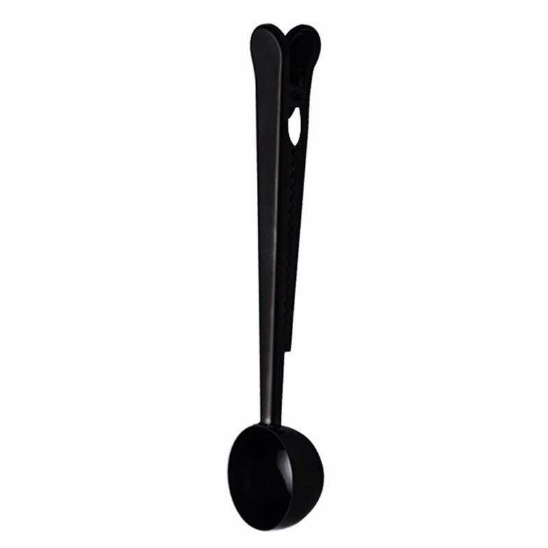 Mall PGD Urijk Sendok Takar Kopi Teh Measuring Spoon Stainless Steel with Clip - G119866 - Blac