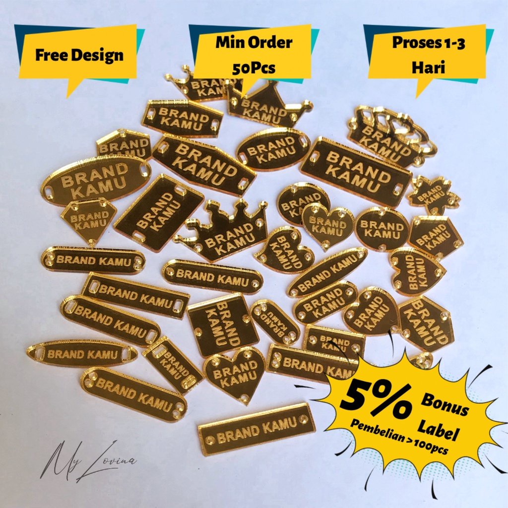 LABEL HIJAB AKRILIK GRAFIR / TAG HIJAB AKRILIK / name tag label tag - Centimeter Adv Laser Cut