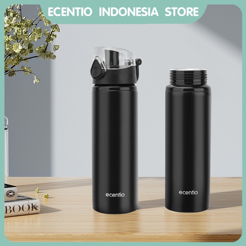 ecentio 750ml tumbler aluminium botol air sports water cup botol minum bottle cangkir aluminium besar