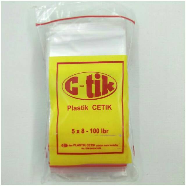 

Plastik klip c tik 5 x 8
