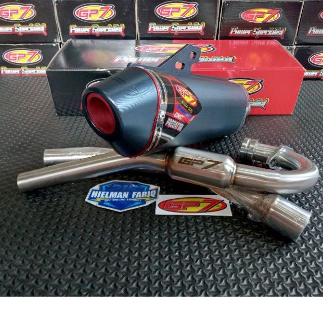 Knalpot GP7 CNC Predator Standar Kompetisi KLX 150
