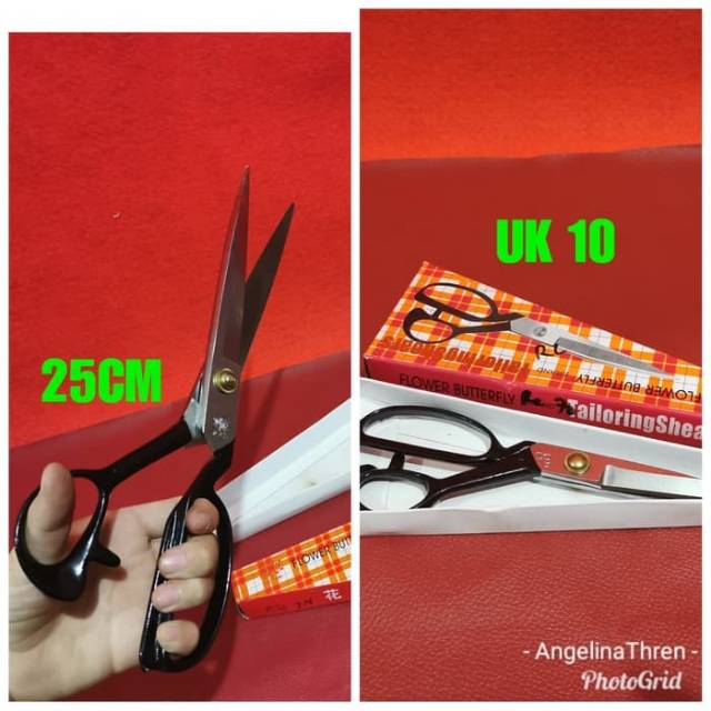 

Gunting Kain UK 10 Butterfly / Tailoring Shears 10