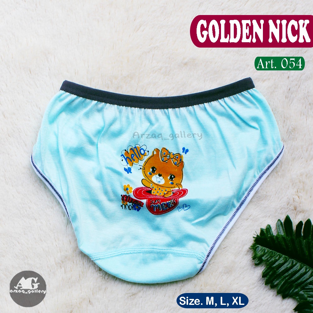 3pc - CD GOLDEN NICK Kids 054 | Celana Dalam Anak Girl | Celana Dalam Bergambar
