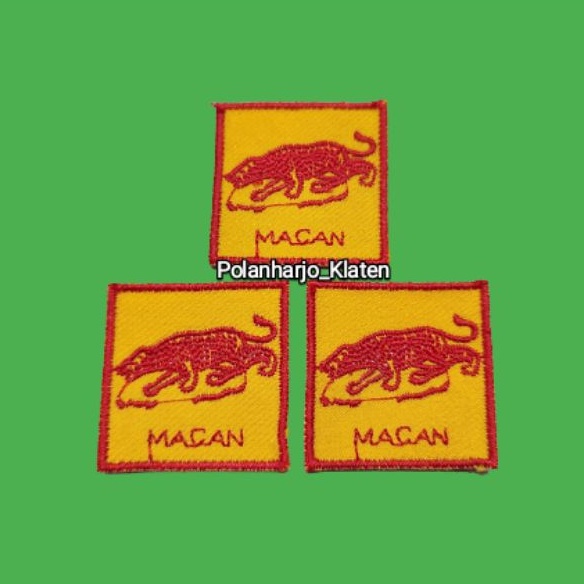 Tanda Regu Pramuka Putra Macan / Tanda Regu Pramuka Macan / Tanda Regu Macan