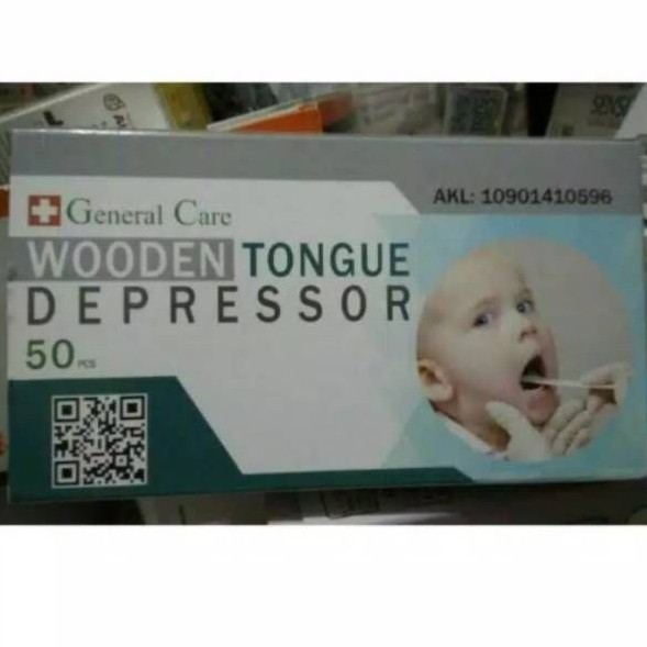 Spatel Kayu / Tongue spatel / wooden tongue depressor General Care