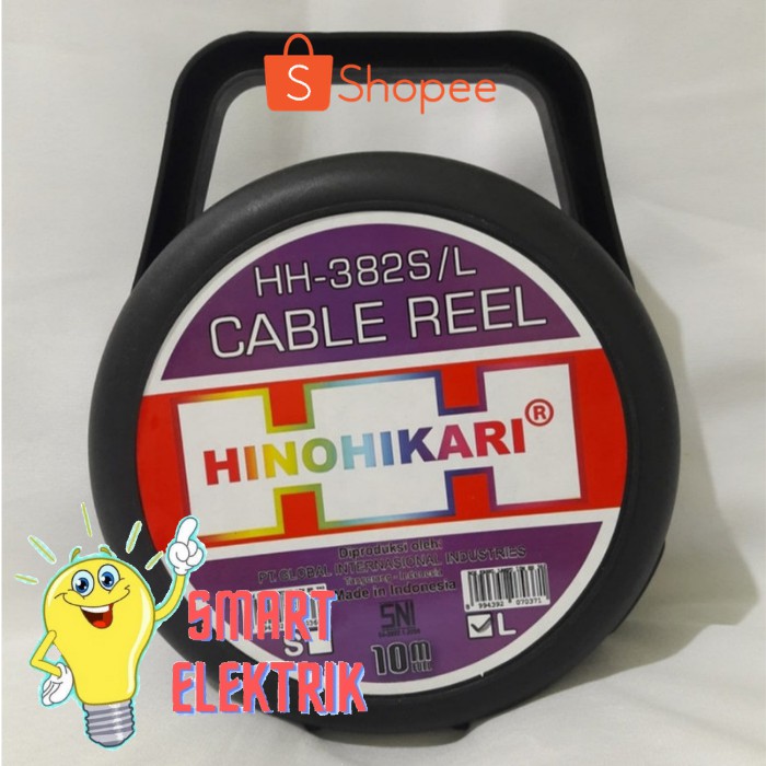 Box Kabel/ Kabel Roll/ Roll Kabel Hinohikari Type HH-382 L 10 Meter SNI