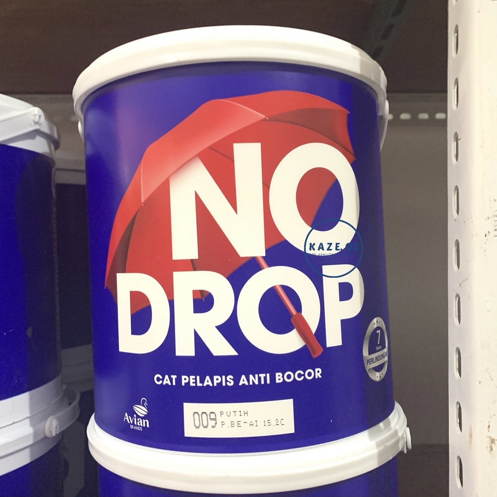 ASLI 100% NO DROP 4KG / 4 KG PUTIH ABU ABU DLL CAT TEMBOK DINDING PELAPIS ANTI BOCOR WATERPROOF WATE