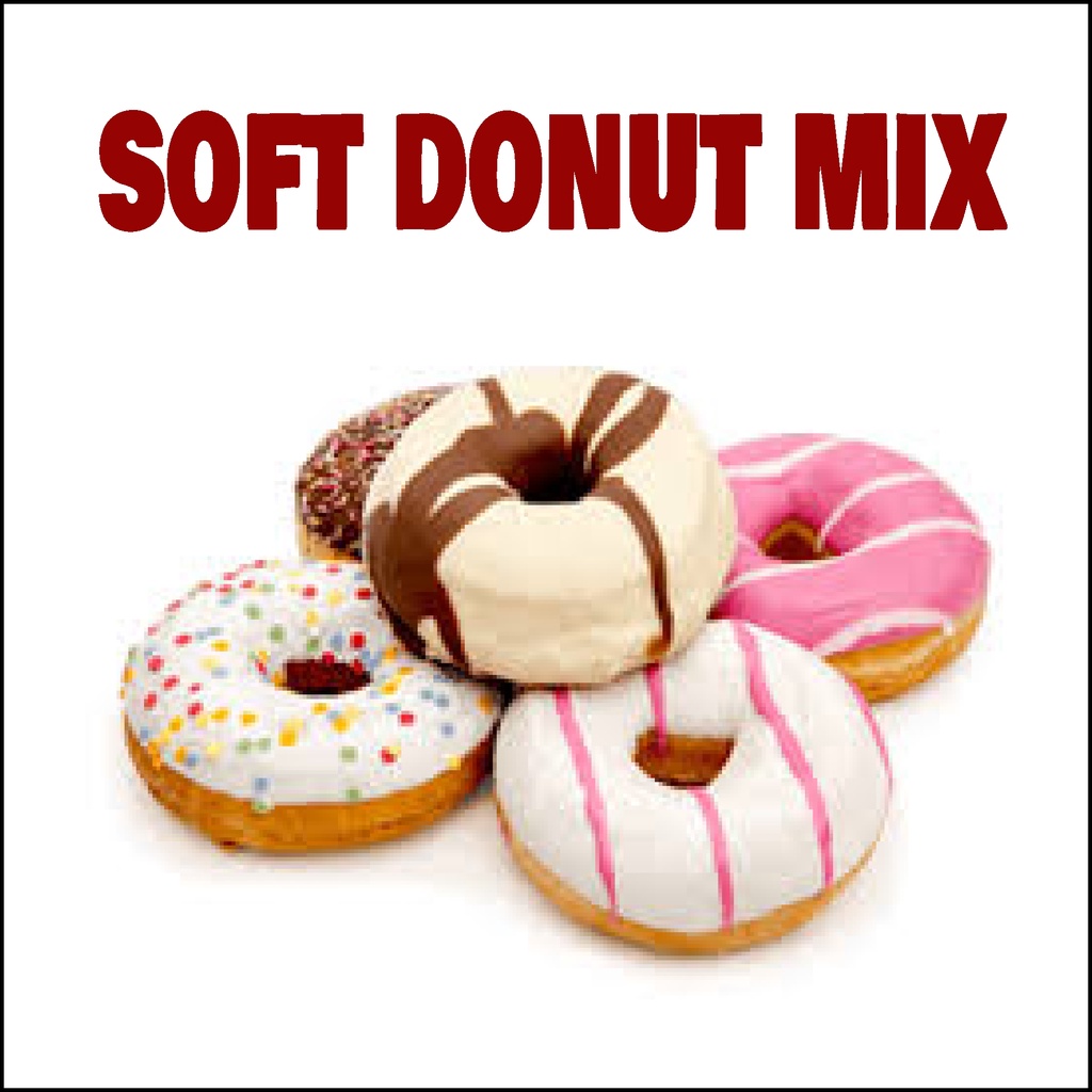 

Tepung Instant Soft Donut Mix 1 KG Untuk Kue Donut Yang Empuk dan Super Lembut