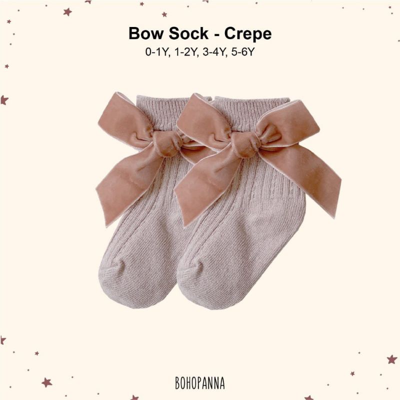 BOHOPANNA BOW SOCK