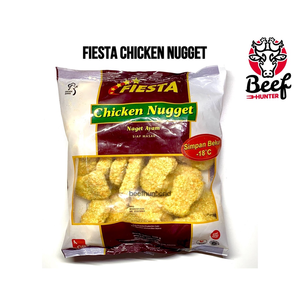 Fiesta Chicken Nugget 500gr - Naget Ayam Frozen