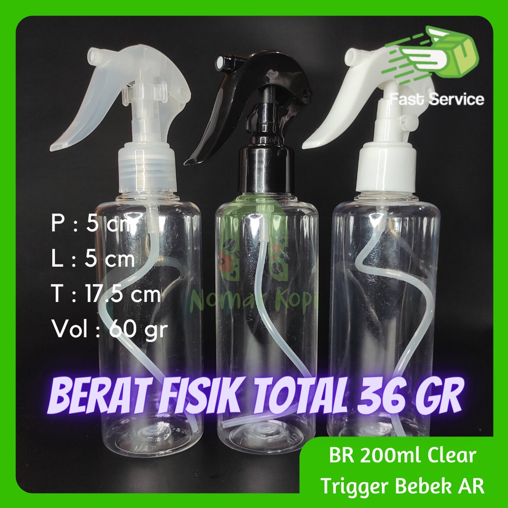 Botol 150ml Mini Trigger Spray Neck 24