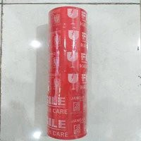 Lakban Fragile Merah Jangan Dibanting 48mm x 90 Yard Tebal