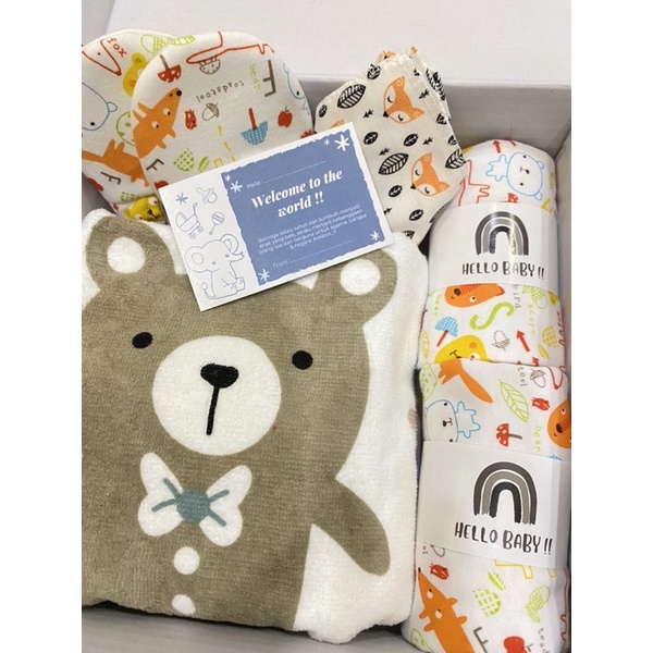 Gift set paket kado setelan bayi Kualitas SNI untuk baju bayi cewek dan cowok