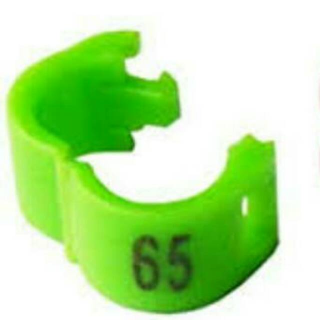 Gelang kenari model jepit, 50 pcs, ring jepit 3 mm
