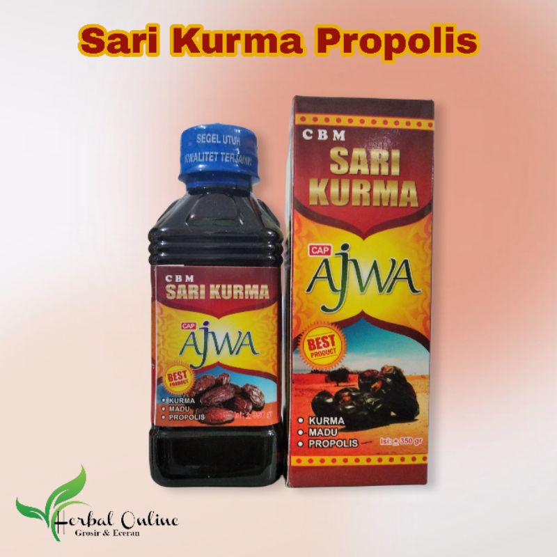 

CBM Sari Kurma Ajwa PLUS Propolis 350gr