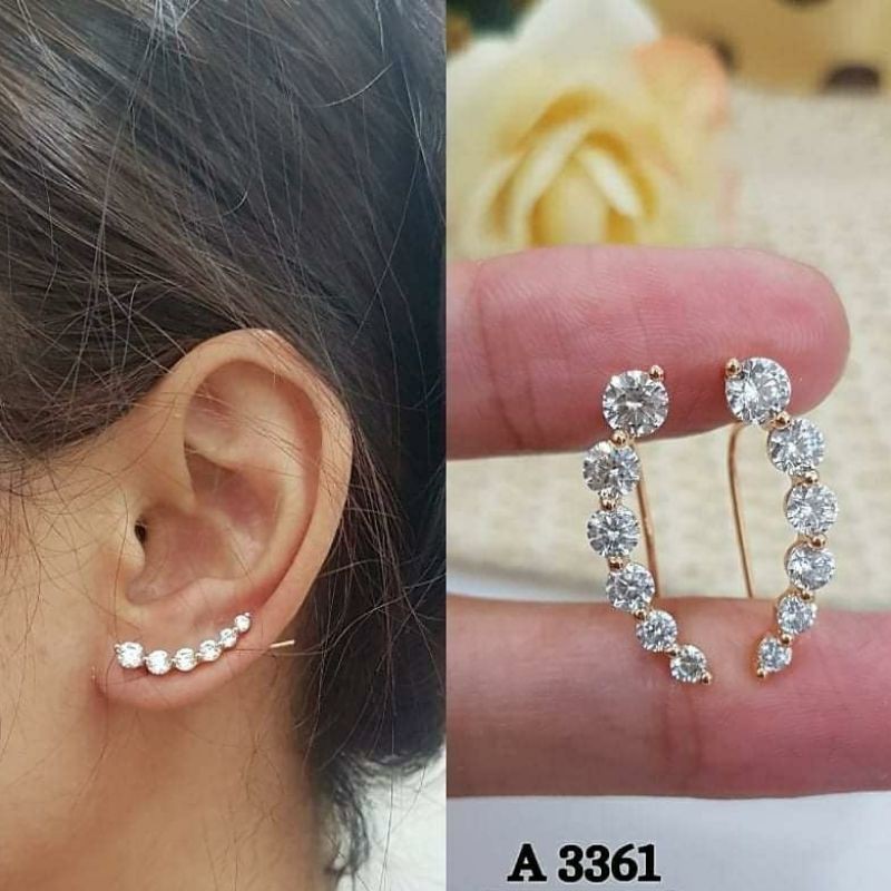 Anting Wanita Titanium Anti Karat Anting Wanita Terlaris-Rose Gold22k