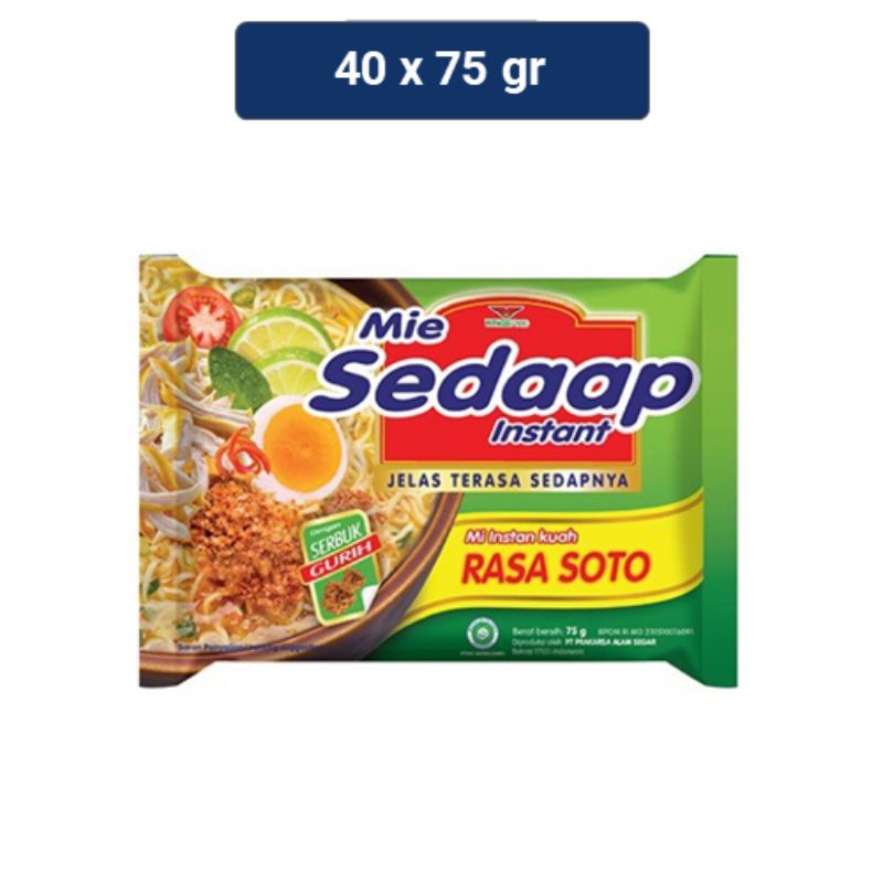 Mie sedaap soto 40pcs 1 dus