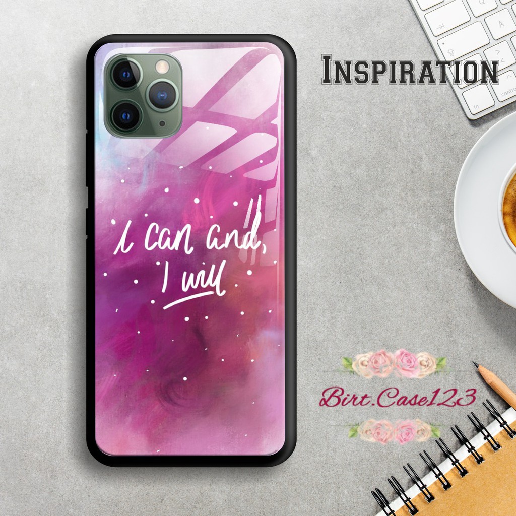 Back case glass INSPIRATION Iphone 5 6 6g 6g+ 7 7g 7g+ 8 8+ Xr X Xs Xs Max Se 2020 11 Pro BC1440