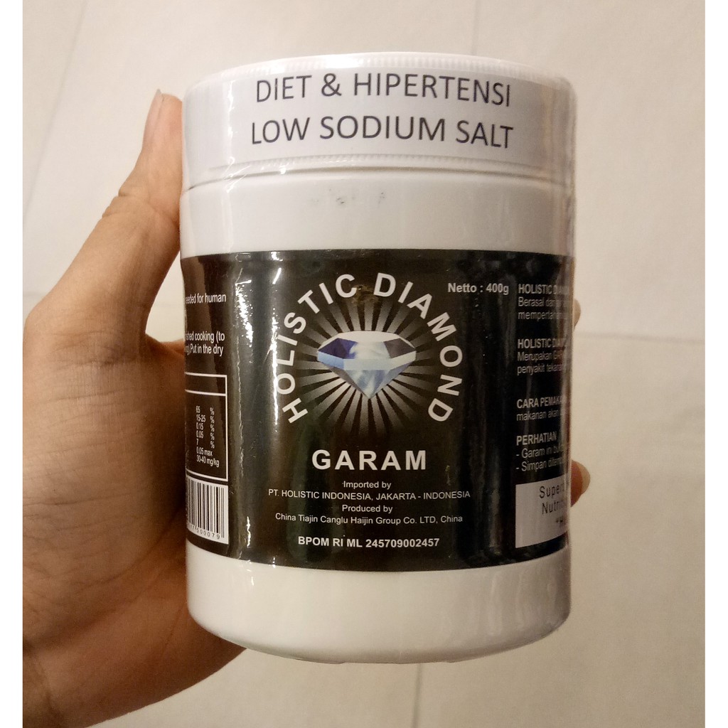 

Holistic Diamond Garam 400gr - Garam laut diet & Hipertensi - Low Sodium Salt