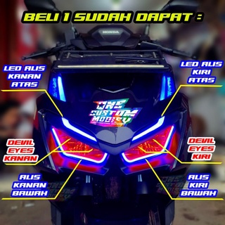 Jual LAMPU ALIS DRL NEW VARIO 160 BONUS DEVIL EYES AKSESORIS MOTOR