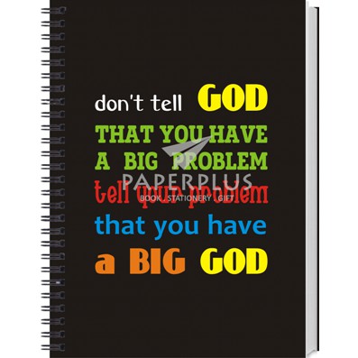 

Spiral Notebook Kwarto Don't Tell God
