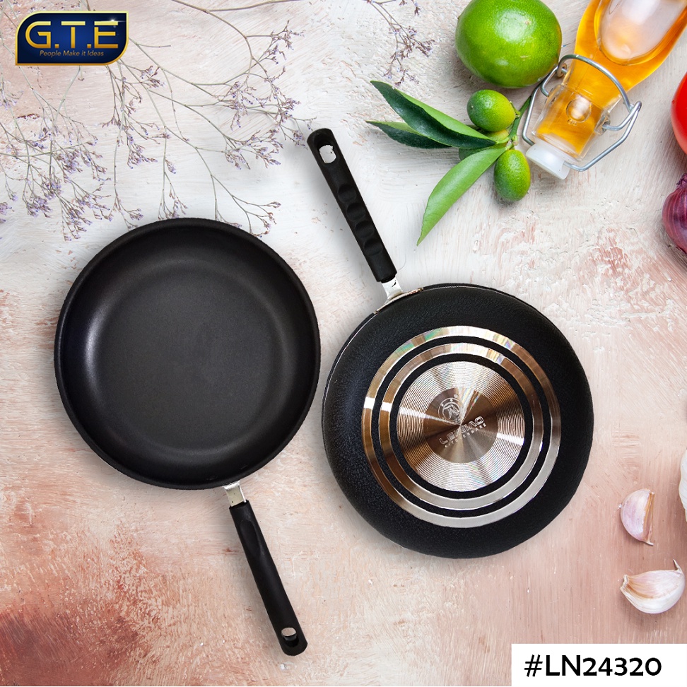 GTE | Teflon Keramik Frypan 24cm | Fry Pan Anti Lengket Penggorengan 24cm