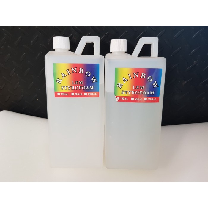 

Lem styrofoam rainbow 1liter- lem gabus sterofoam 1000ml