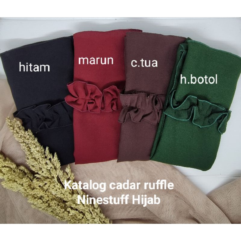 Ninestuff Hijab | Cadar Tali Ruffle