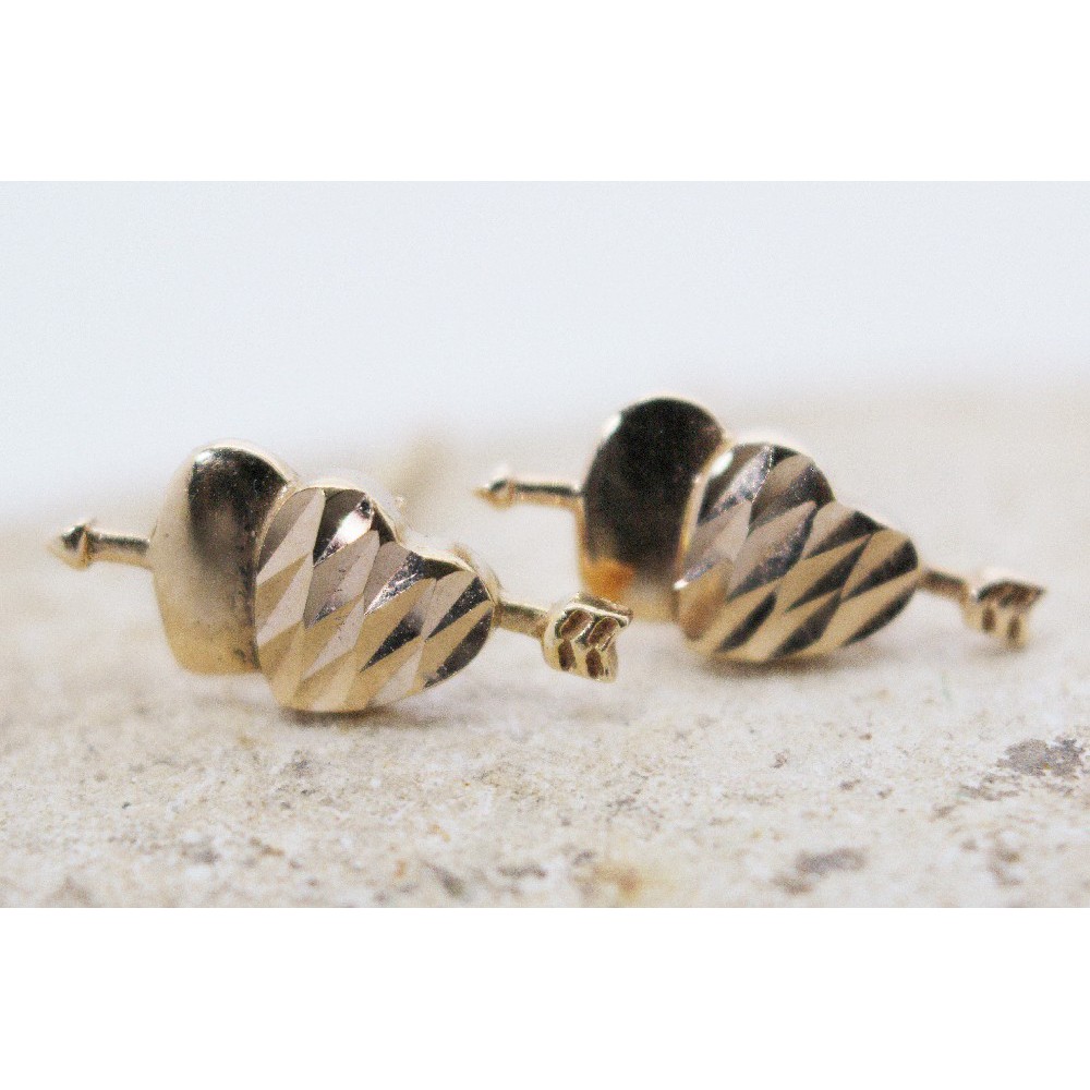 Minis Earring/ anting hati emas