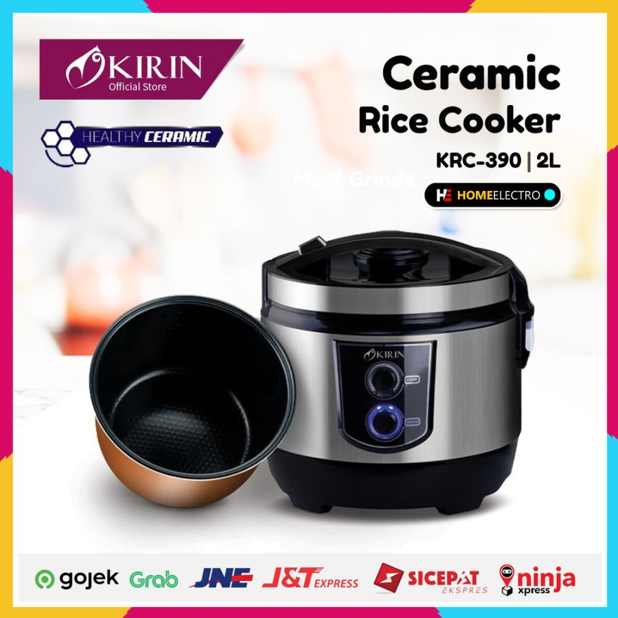 Rice Cooker Magic Com Kirin KRC-390 (2 Liter)