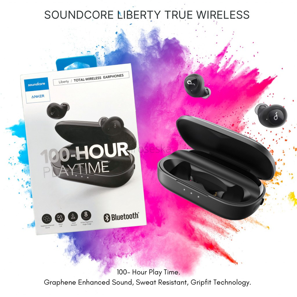 Soundcore Liberty Total Wireless Earphones A3912 By Anker - Original