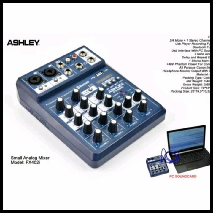 Mixer Ashley 4 Channel Fx402I Baru